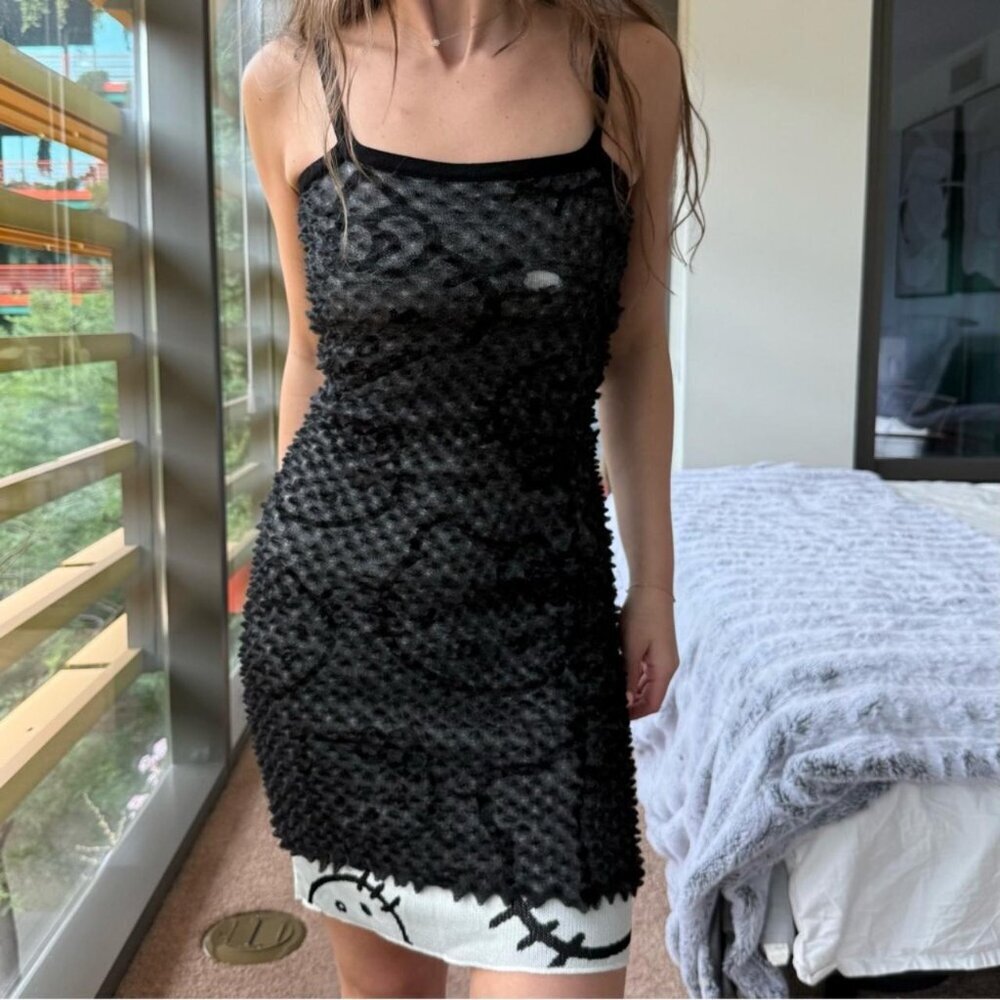 Chet Lo X Sanrio Spike Knit Hello Kitty Dress - Picture 1 of 5